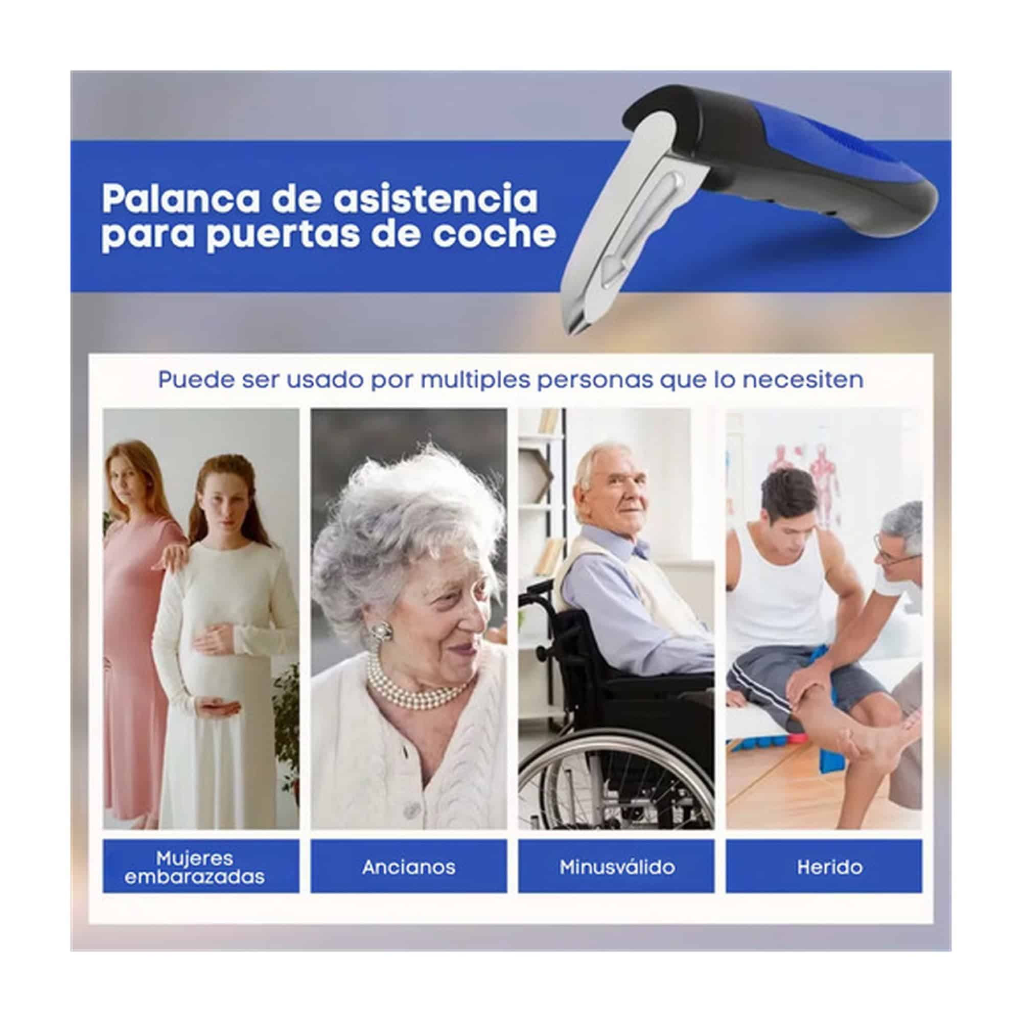 Agarradera Andafacil® de apoyo para puerta de auto