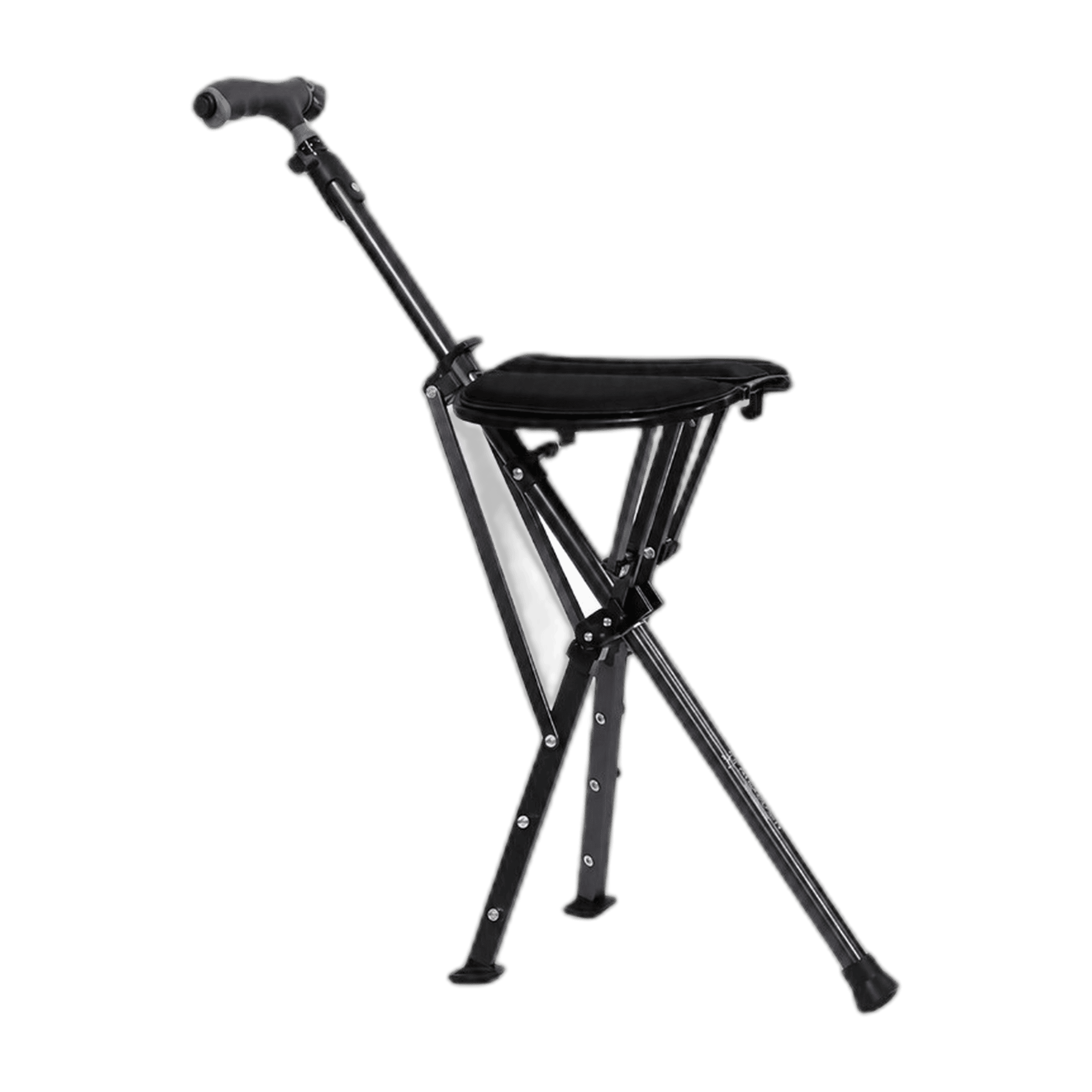 Andafacil® EasyRest – Bastón Extra Fuerte Plegable con Asiento y Luz
