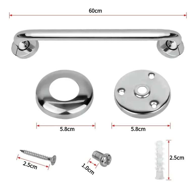 Andafacil® Agarradera de Seguridad para Baño (2 Unidades)