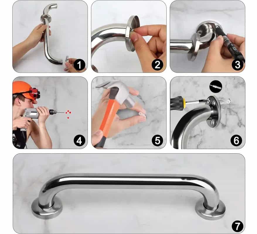 Andafacil® Agarradera de Seguridad para Baño (2 Unidades)