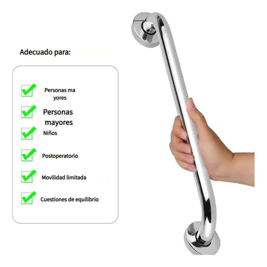 Andafacil® Agarradera de Seguridad para Baño (2 Unidades)