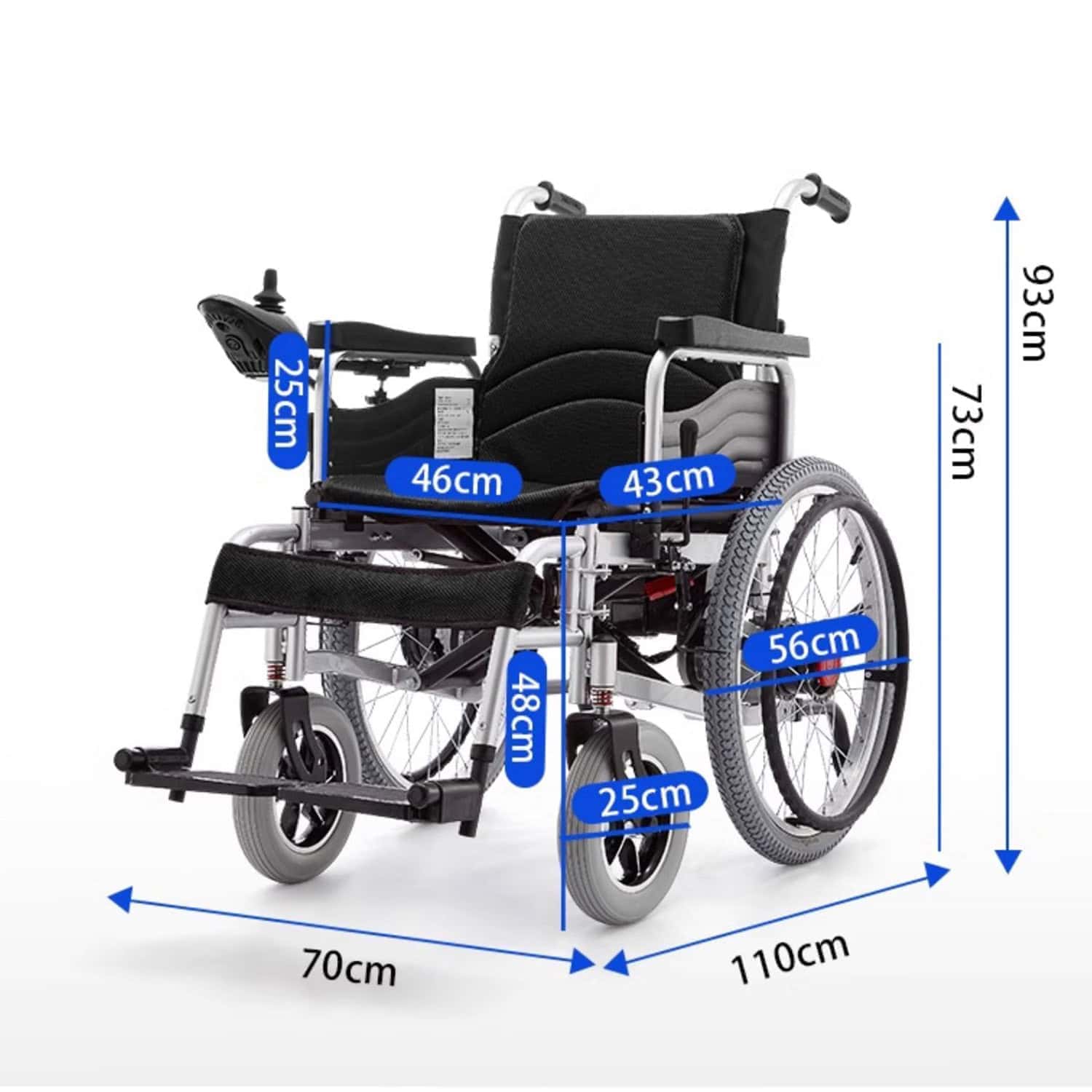 Andafacil Pro – Silla de Ruedas Electrica 2 en 1 | Moderna, Plegable, Todo Terreno
