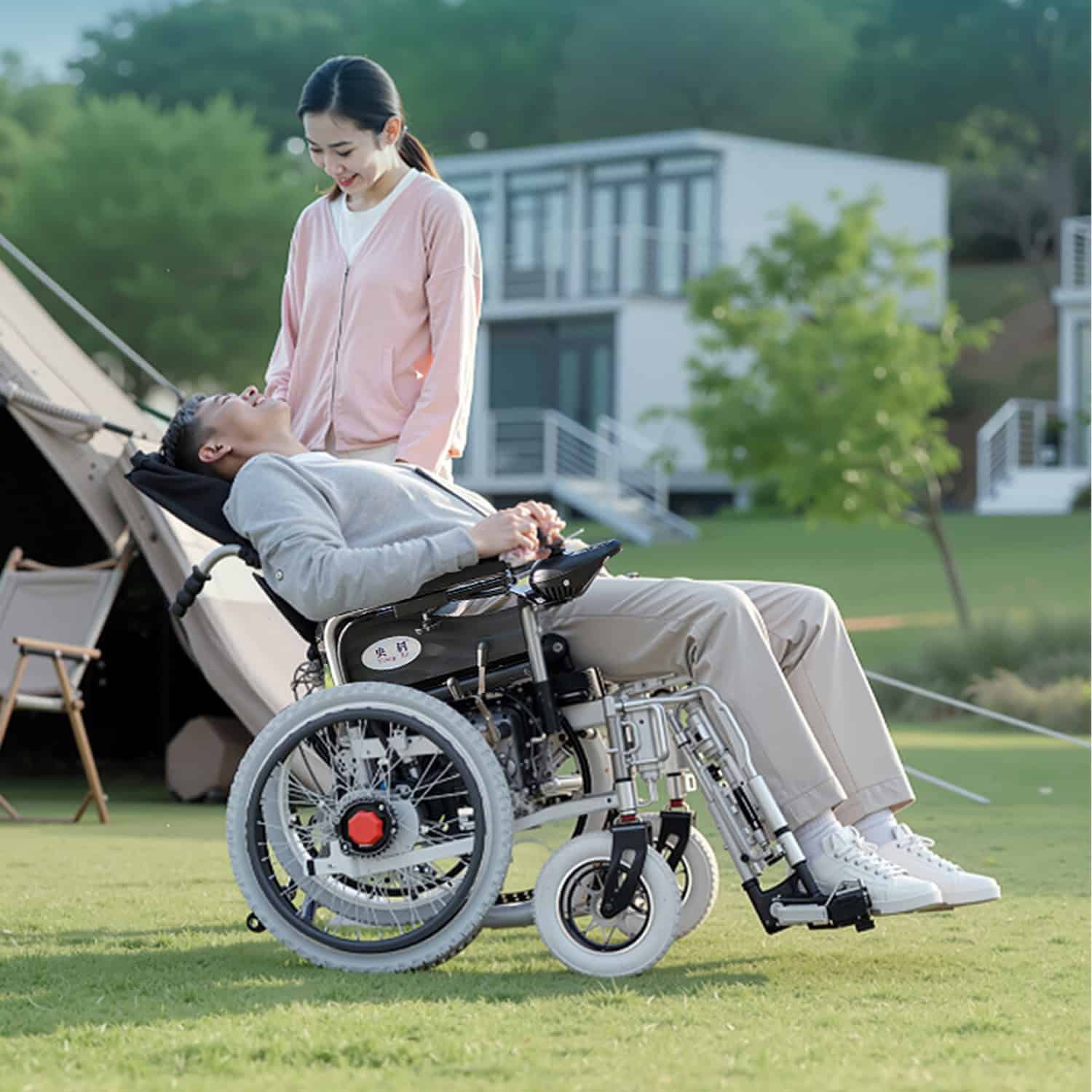 Andafacil® Pro – Silla de Ruedas Electrica | Moderna, Reclinable 2 en 1