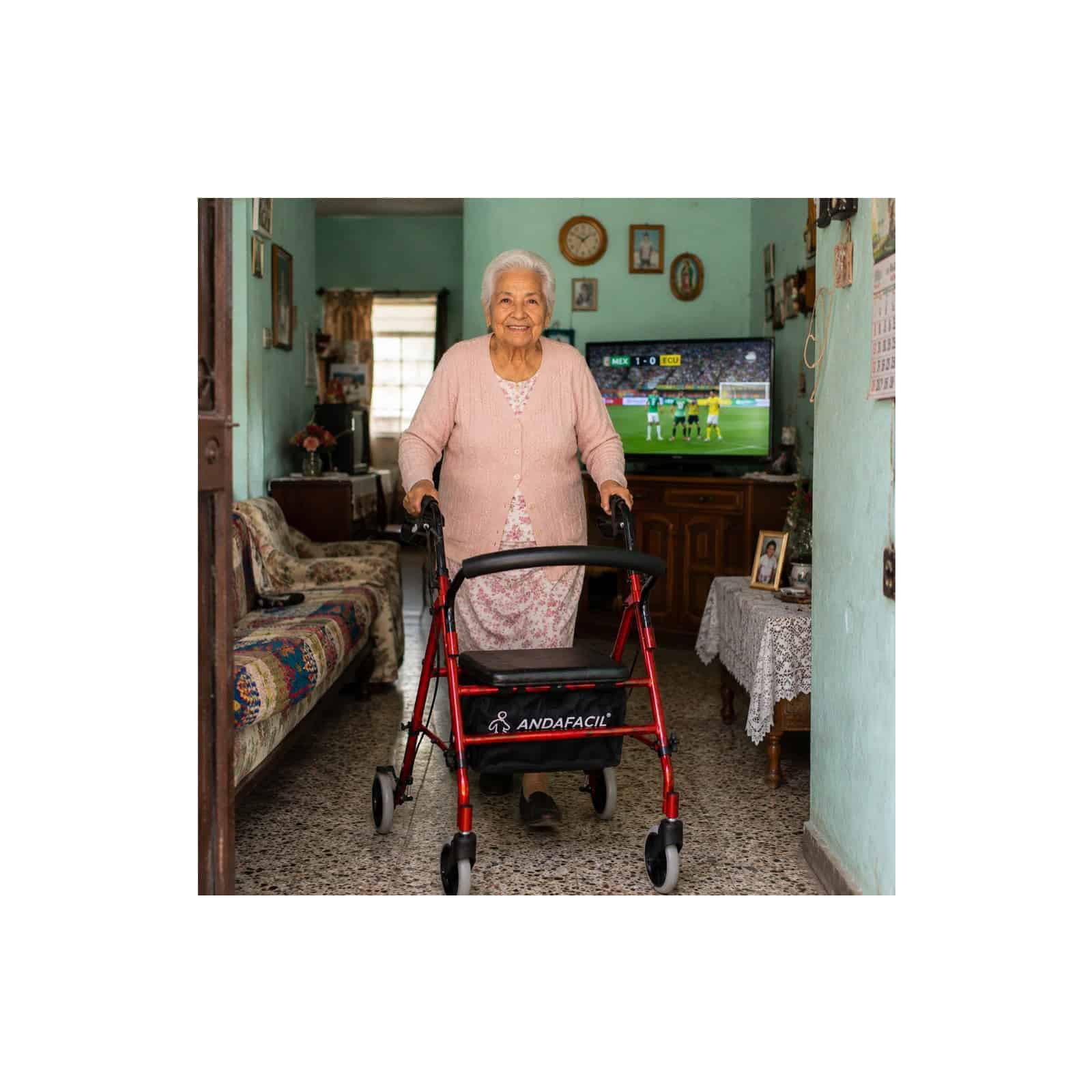 Andafacil® Andadera Bariátrica Extra Resistente hasta 136 kg
