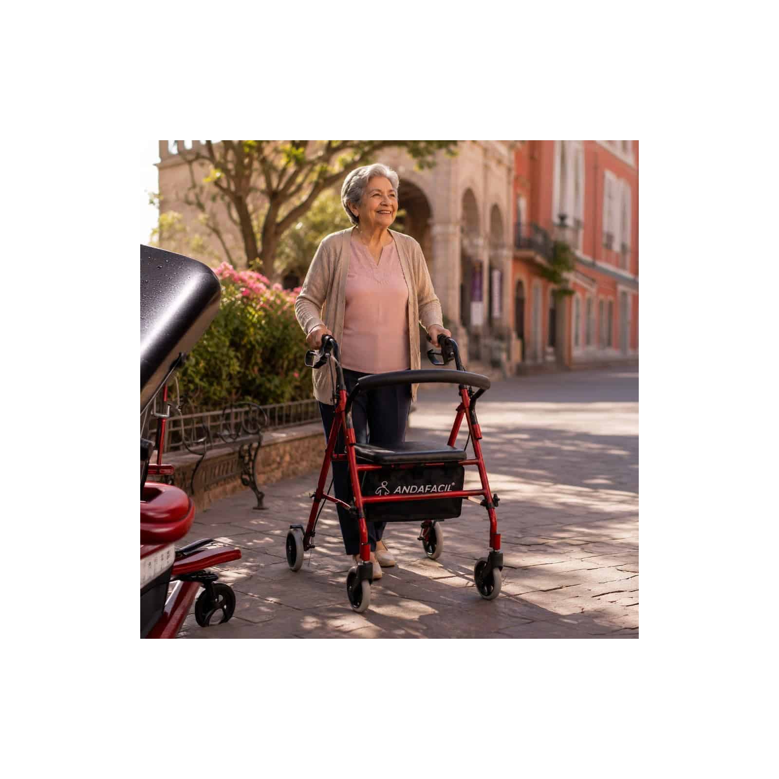 Andafacil® Andadera Bariátrica Extra Resistente hasta 136 kg