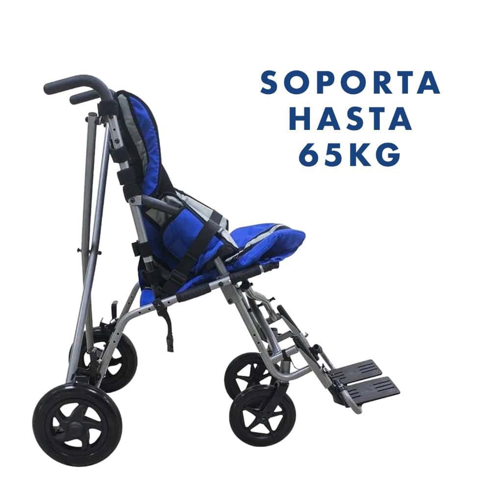 Andafacil® – Silla de Ruedas Postural Kid Pro para niños con PCI (Azul)