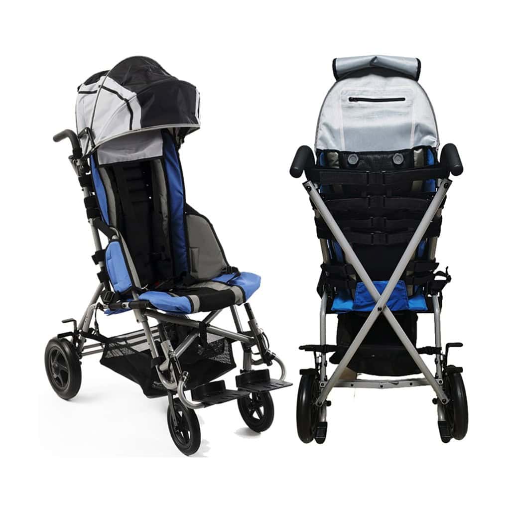 Andafacil® – Silla de Ruedas Postural Kid Pro para niños con PCI (Azul)