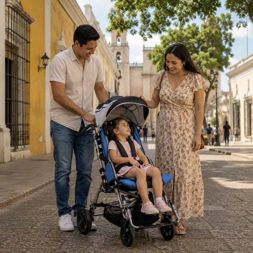 Andafacil® – Silla de Ruedas Postural Kid Pro para niños con PCI (Azul)