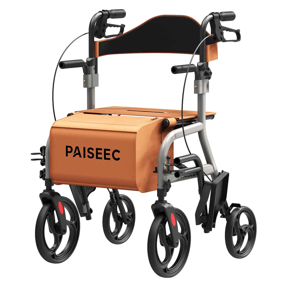 Paiseec R1 – Andadera Rollator 2 en 1 con Asiento 11