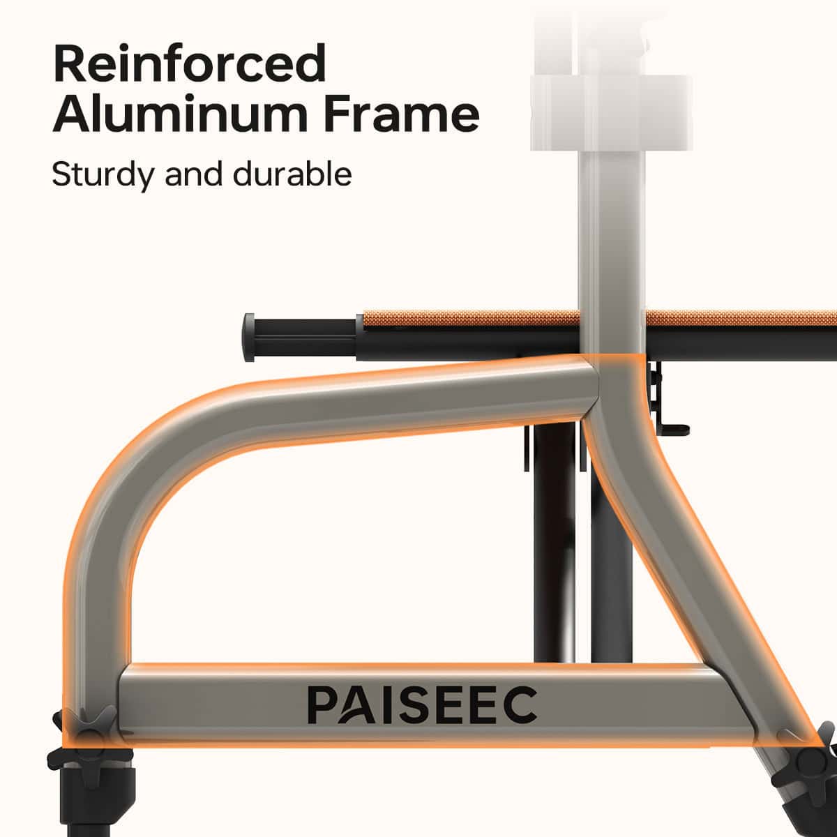 Paiseec R1 – Andadera Rollator 2 en 1 con Asiento 5