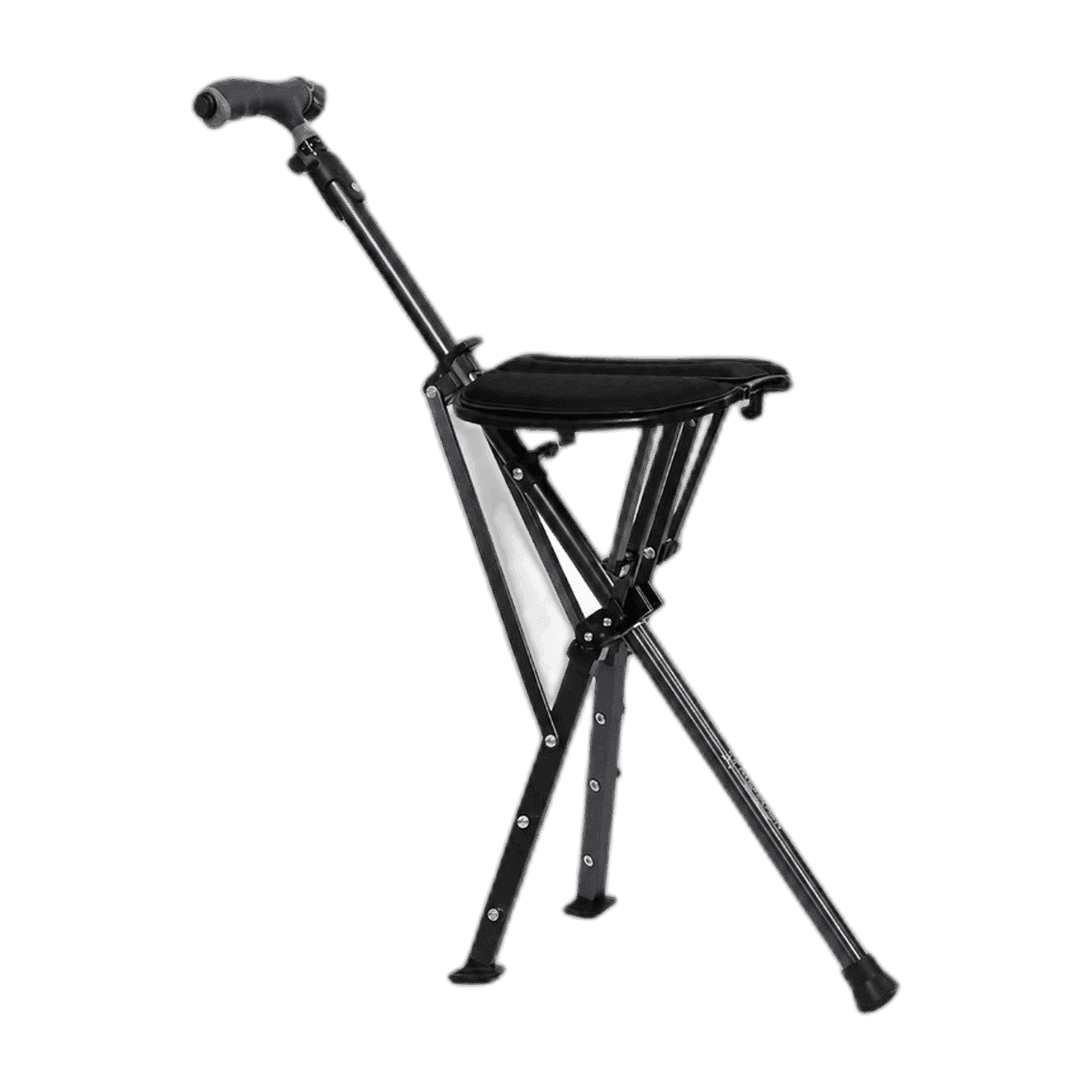 Andafacil® EasyRest – Bastón Extra Fuerte Plegable con Asiento y Luz