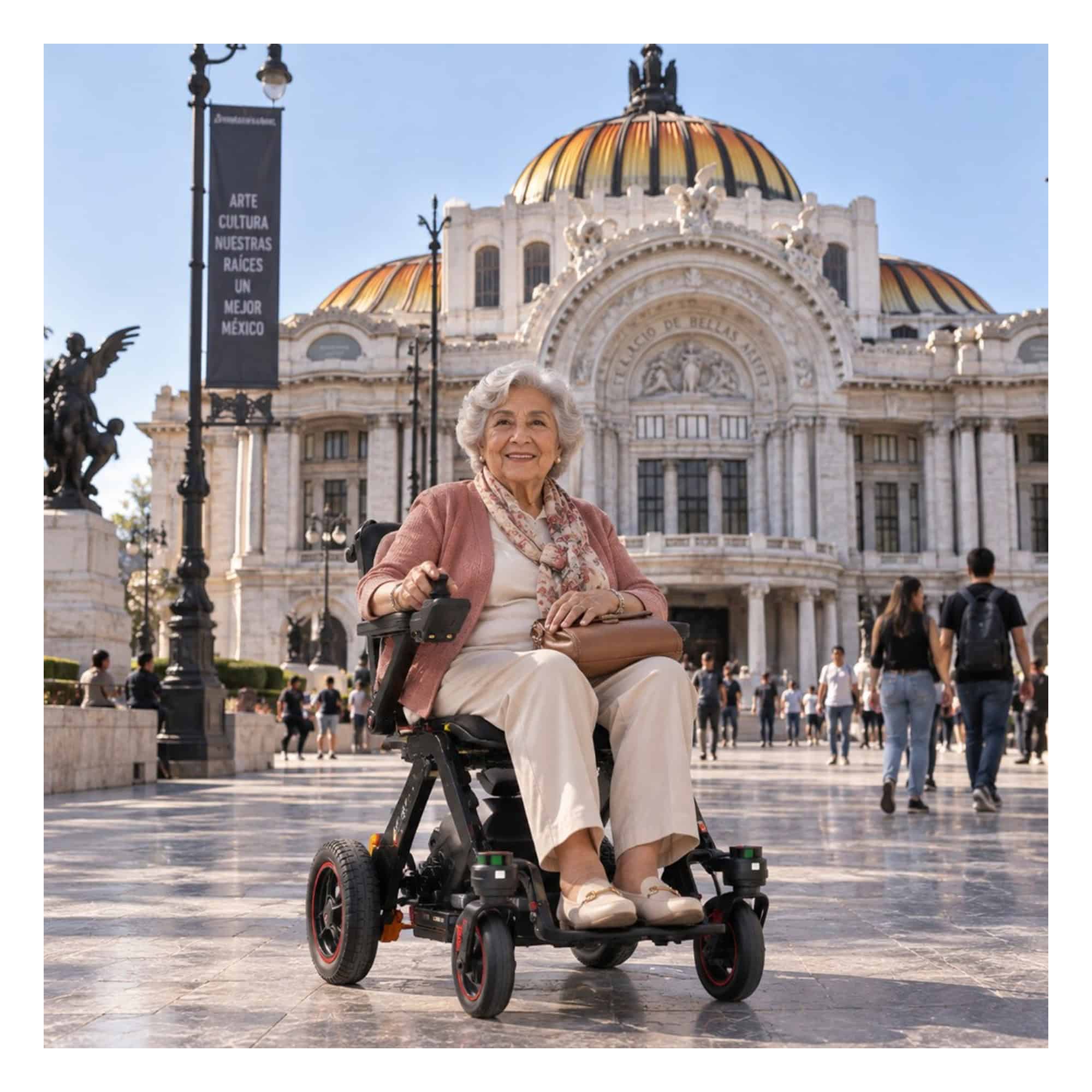 Andafacil® iMove – A·iMove – Silla de Ruedas Eléctrica Inteligente | Plegable, Asistencia LiDAR, Cámara Trasera y App