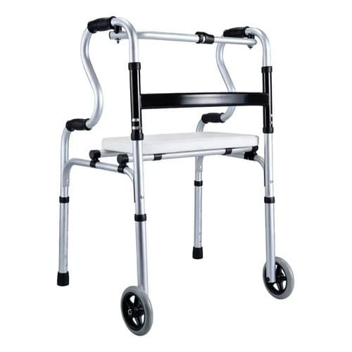Andadera Ortopedica con Asiento y ruedas 2 en 1 Andafacil® | Andadera y Silla de Baño