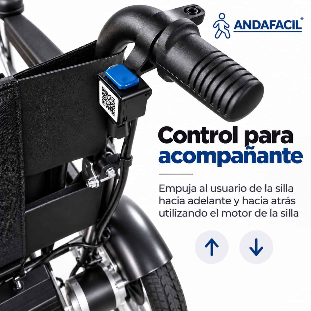 Andafacil® Pro Companion - Silla de Ruedas Electrica | Moderna, Reclinable