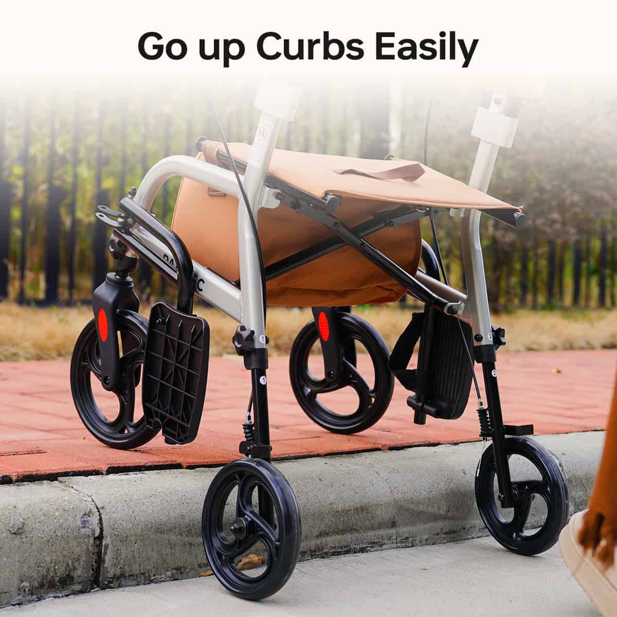 Paiseec R1 – Andadera Rollator 2 en 1 con Asiento 4