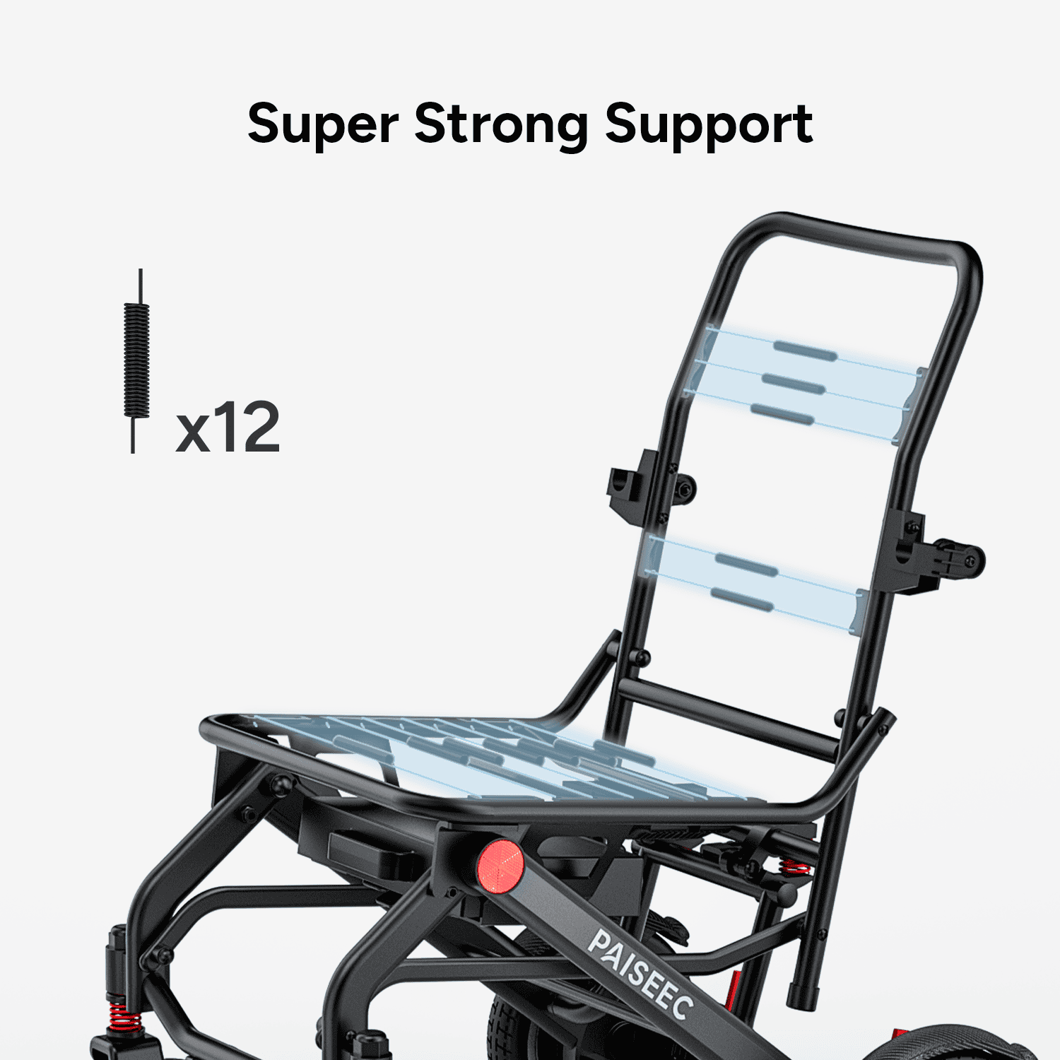 Paiseec Q3 – Silla de Ruedas Eléctrica Plegable Ligera