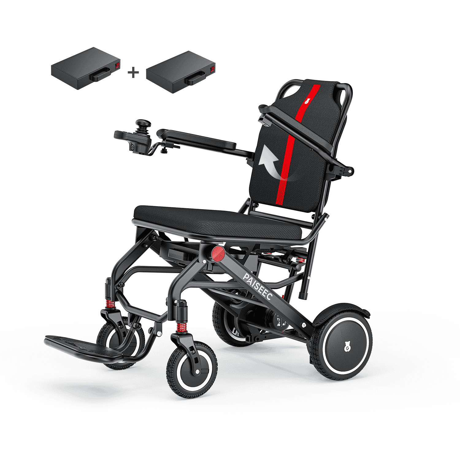 Paiseec Q3 – Silla de Ruedas Eléctrica Plegable Ligera