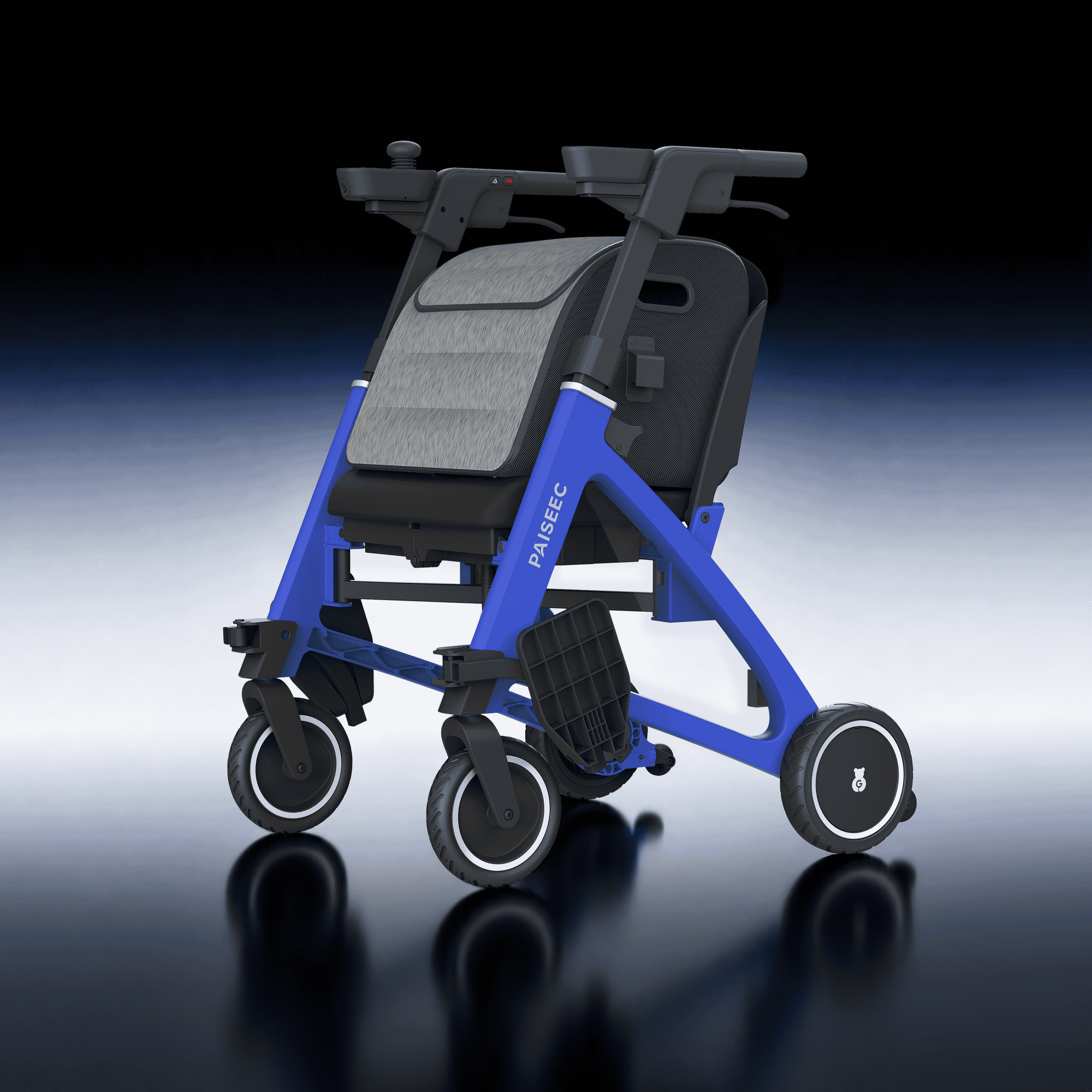 Paiseec R3 – Andadera Eléctrica 3 en 1 (Silla + Andadera + Carrito) 3