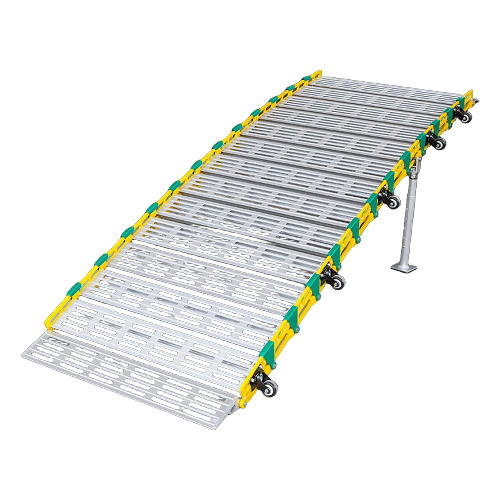 Andafacil® Rampa Enrollable de Aluminio a la Medida | Para Silla de Ruedas, Escalones y Vehículos, Modular, Antiderrapante, Carga Segura 350 kg