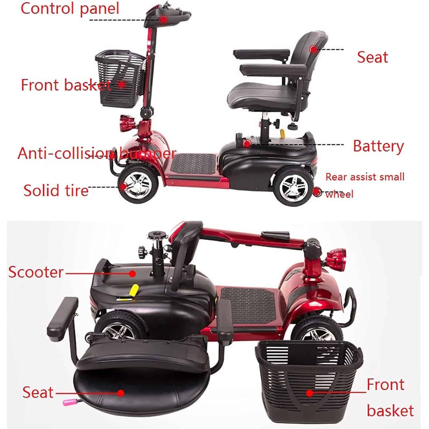 Andafacil® – EasyRide – Scooter Eléctrico | Plegable, Compacto y de Alta Calidad