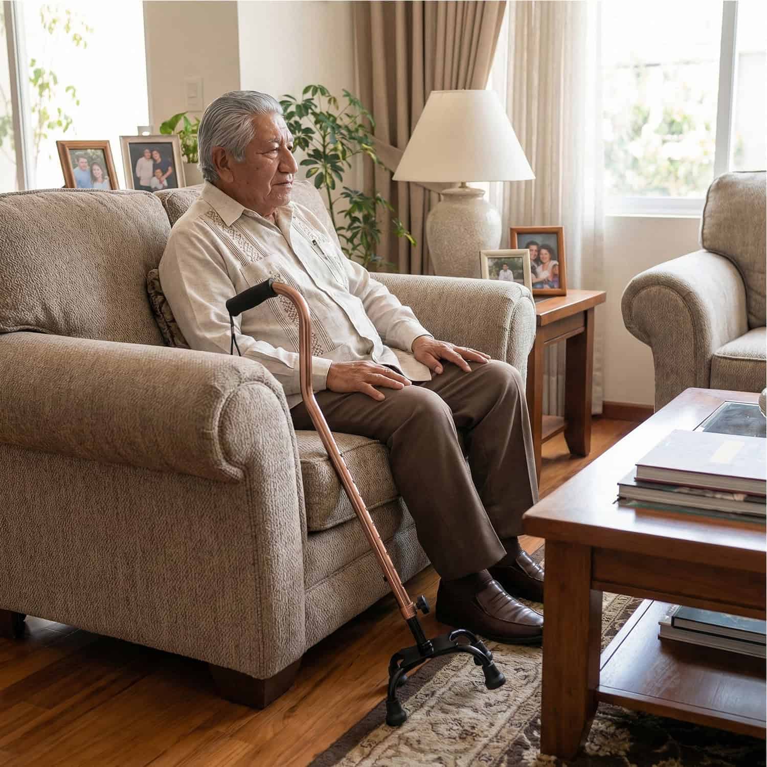 Bastón de 4 Pies Ergonómico Andafacil®