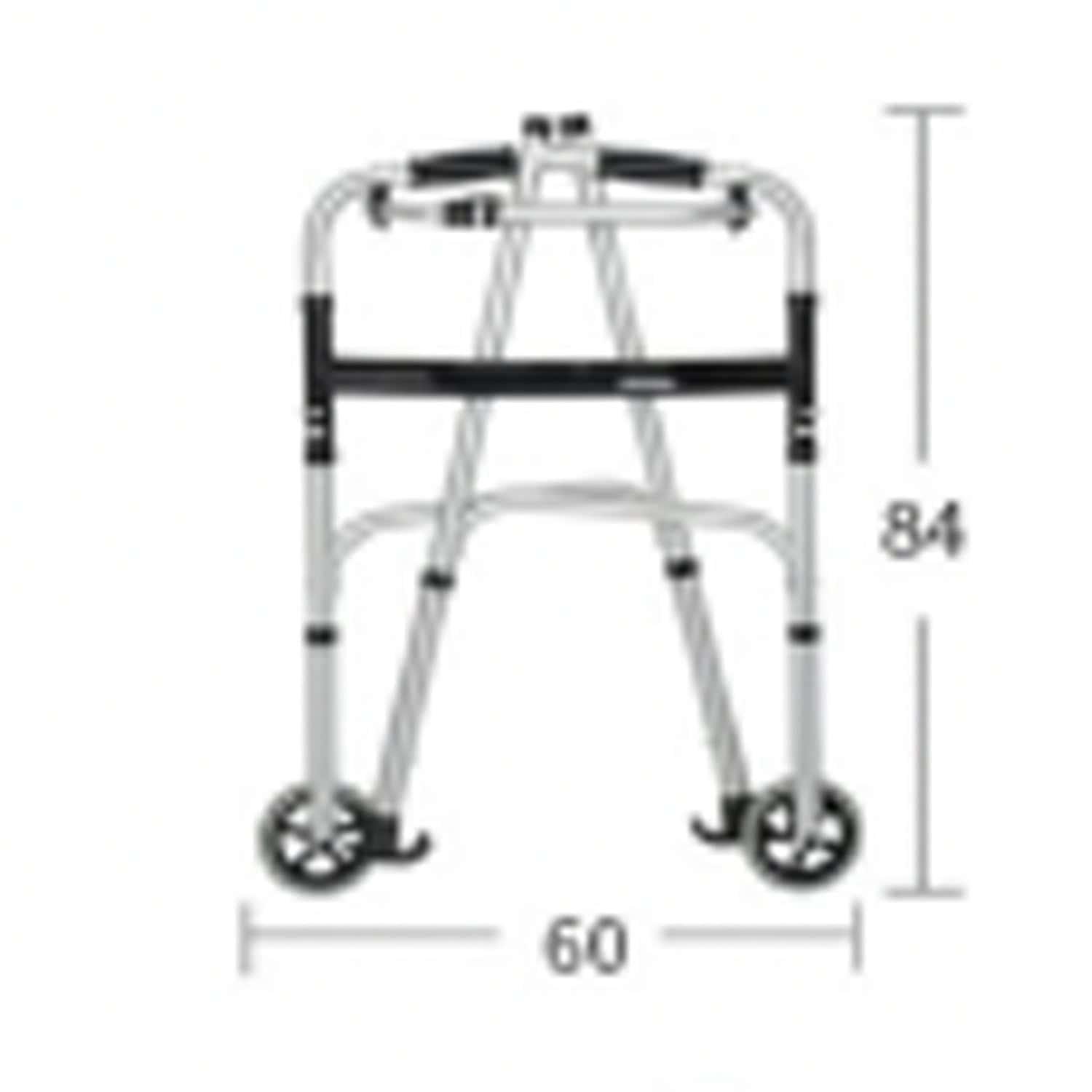 Andadera Ortopedica Vertical Andafacil® con Ruedas Ergonomica