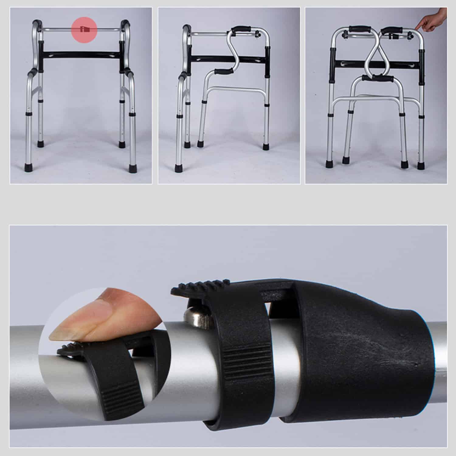 Andadera Ortopedica con Asiento 2 en 1 Andafacil® | Andadera y Silla de Baño