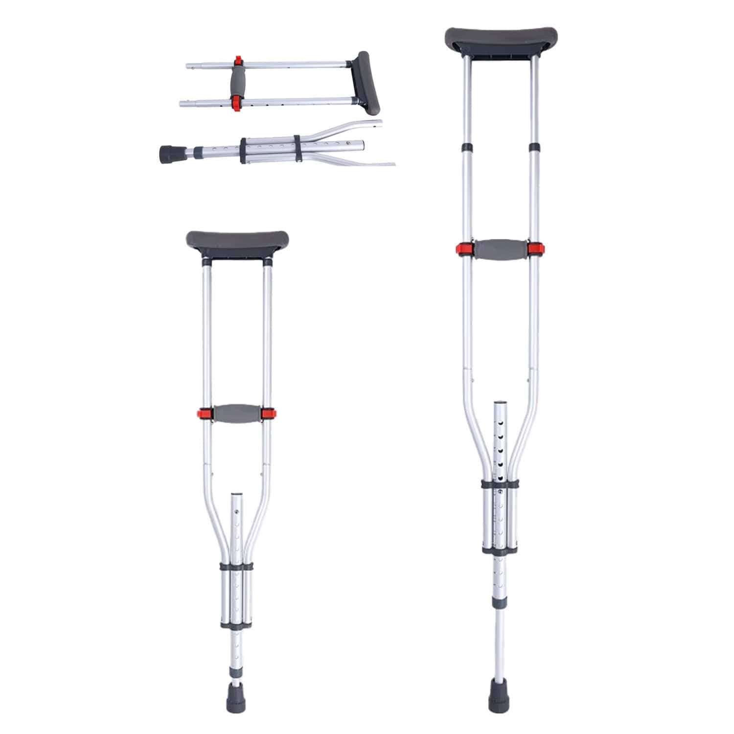 Andafacil® Muletas Plegables para Adulto Altura Ajustable