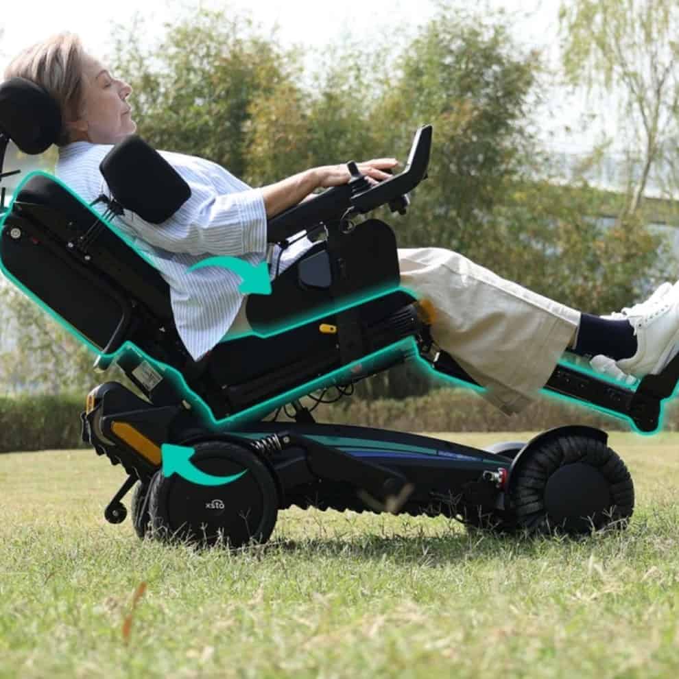 XSTO X12 con inclinación de asiento de -8° a 40°